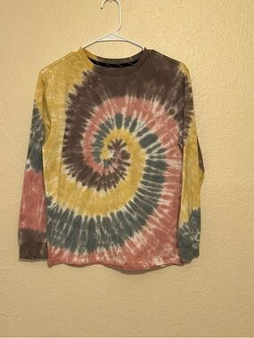Art Class Kids Long Sleeve T-Shirt Multi Tie-Dye Unisex  Large (12/14)